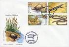 № 524-527 FDC - From The Red Book of the Republic of Moldova: Fauna - Reptiles and Amphibians 2005