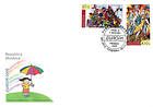 № 549-550 FDC - Child with a «Rainbow» Umbrella