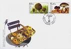 № 578+581 FDC - From The Red Book of the Republic of Moldova: Edible Mushrooms (III) 2007