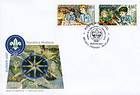 Emblem of Moldovan Scouting, Map, Compass and Knots