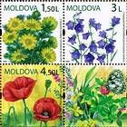 № 656-658Zd - Дикие цветы Молдова 2009