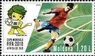 Mascot and Soccer Player