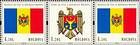 № 717Ss-718SsZd1 - 20th Anniversary of the Adoption of the State Flag and Arms of the Republic of Moldova 2010