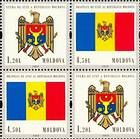 № 717Ss-718SsZd5 - 20th Anniversary of the Adoption of the State Flag and Arms of the Republic of Moldova 2010