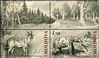 № 723+724ZdZf - Extinct Fauna of Moldova 2010