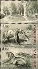 № 724+726ZdZf - Extinct Fauna of Moldova 2010