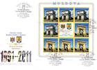 № 769-770 Kb FDC-F - 20 Years of Diplomatic Relations Between Romania and the Republic of Moldova 2011