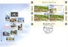 Collage of Tourist Photos (Fake, Unauthorized Reproduction of the Official FDC)