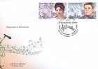 № 844-845 FDC - Eminent Personalities (II) 2013