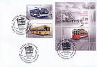 № 850-852 FDC - Means of Urban Transport 2013
