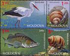 № 883-887 Zd - Фауна Молдова 2014