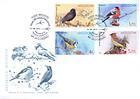 № 923-926 FDC - Birds of Moldova (IV) 2015