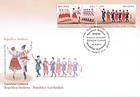 № 928-929 FDC1 - Народные танцы - Совместный выпуск с Азербайджаном 2015