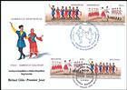 № 928-929 FDC2 - Народные танцы - Совместный выпуск с Азербайджаном 2015