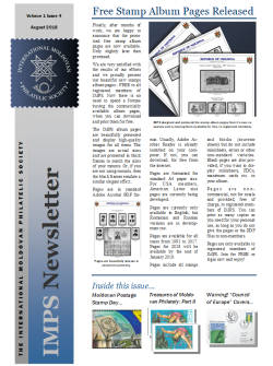 IMPS Newsletter August 2018