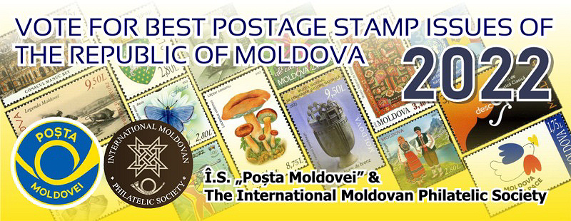 Vote for best Moldova stamps 2022